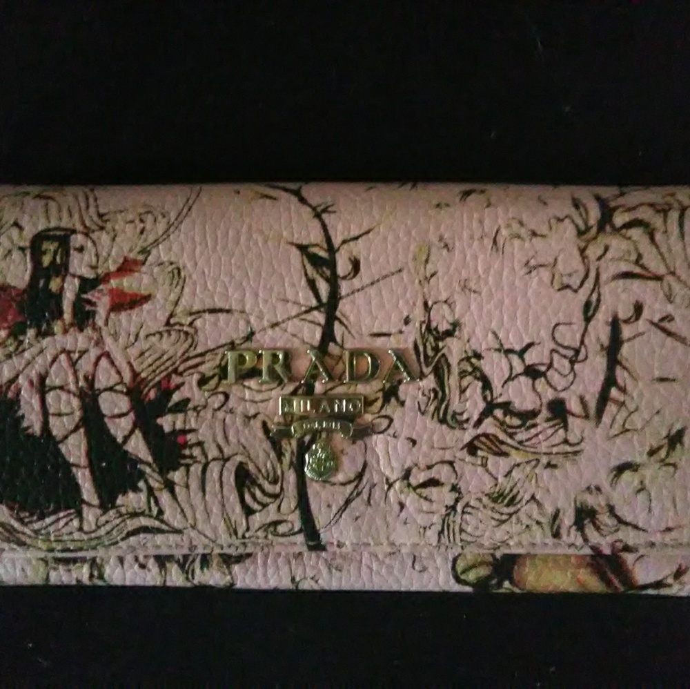 PRADA James Jean Limited Edition PINK Fairy Wallet